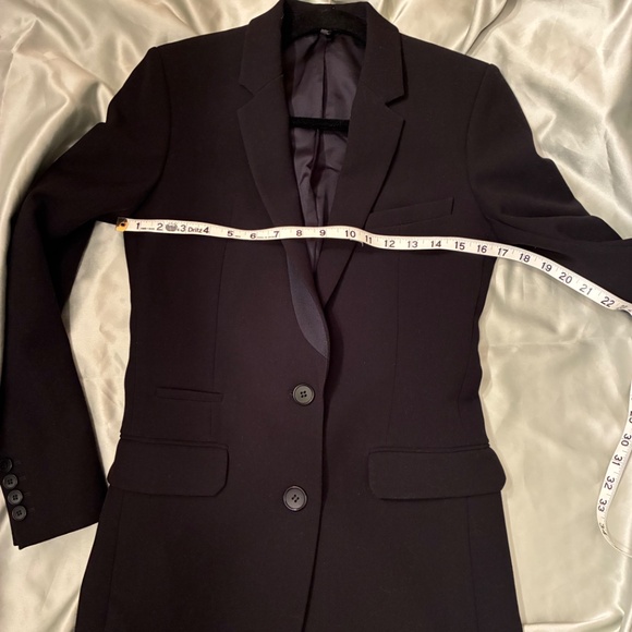NWOT Helmut Lang Classic Black Blazer Jacket Size 0 Never Worn Button Replaced - Picture 13 of 16